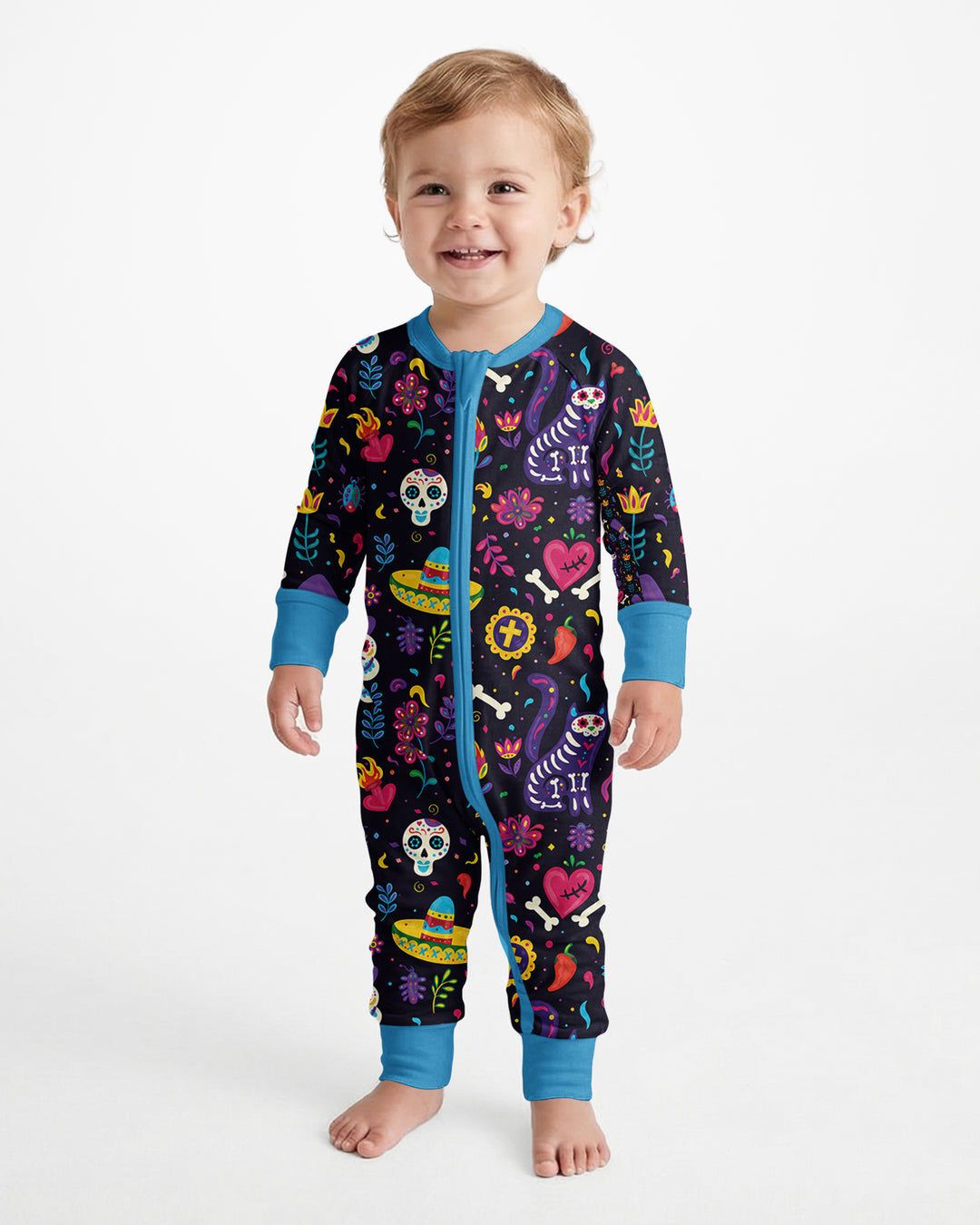 Gerippte Babykleidung mit individuellem Foto - Weich &amp; Skizzenhaft