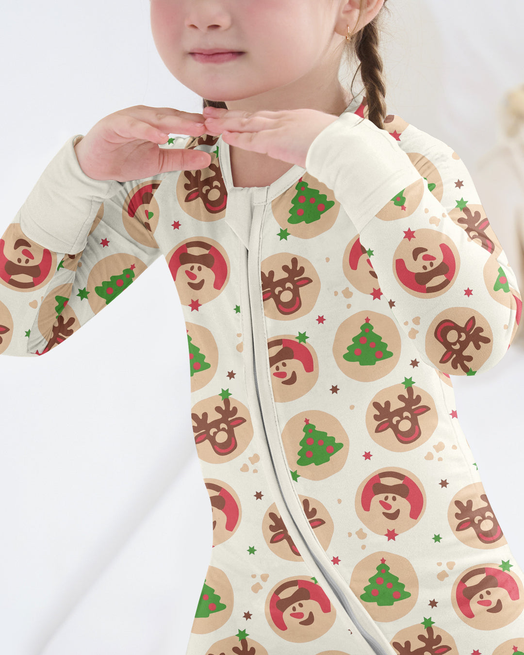 Holiday Cookie Party Family Matching Bamboo Convertible Zippy