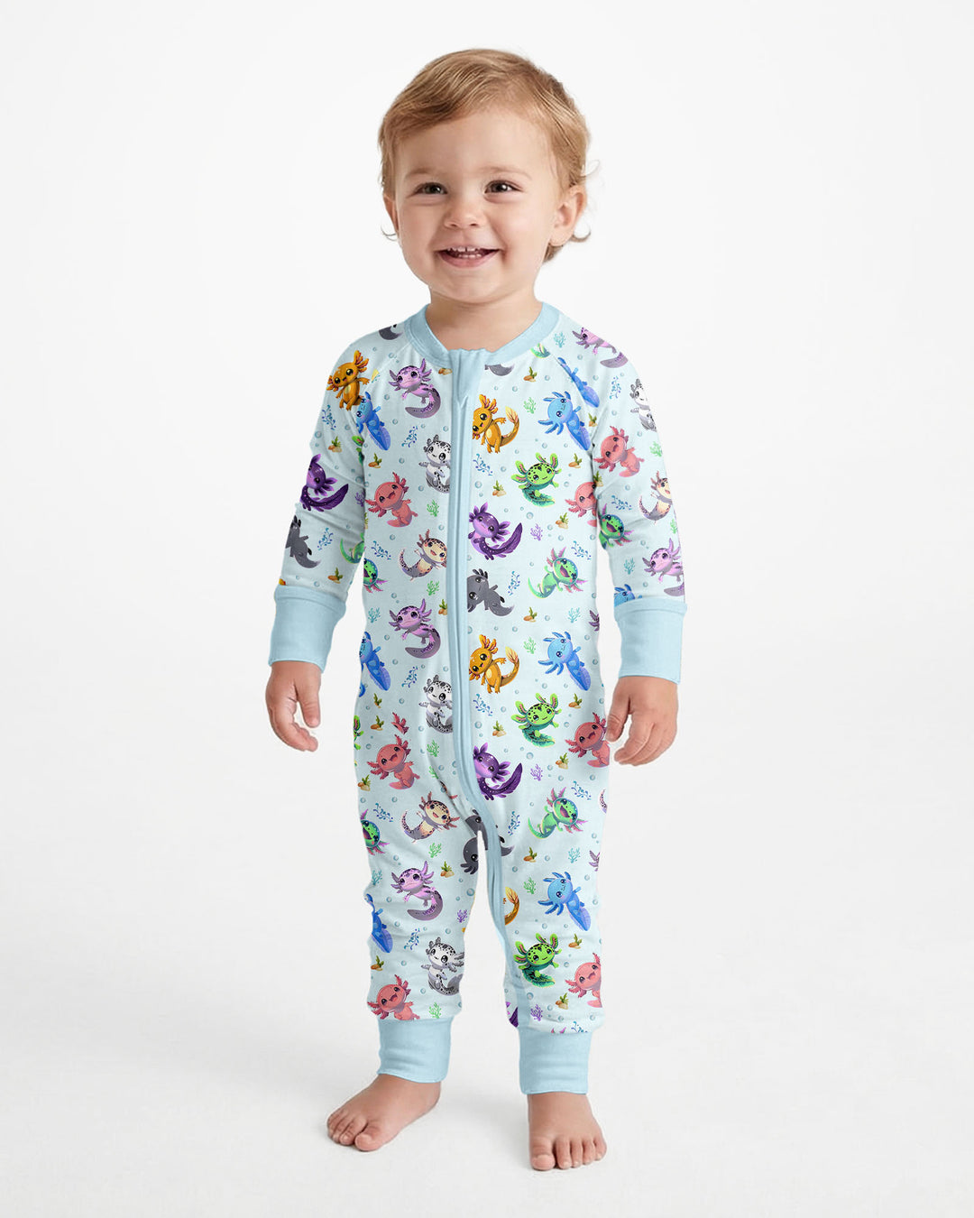 Gerippte Babykleidung mit individuellem Foto - Weich &amp; Skizzenhaft