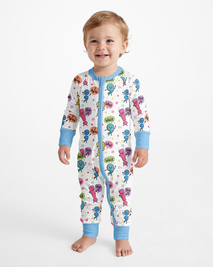 Punctuation Emotion Bamboo Convertible Zippy