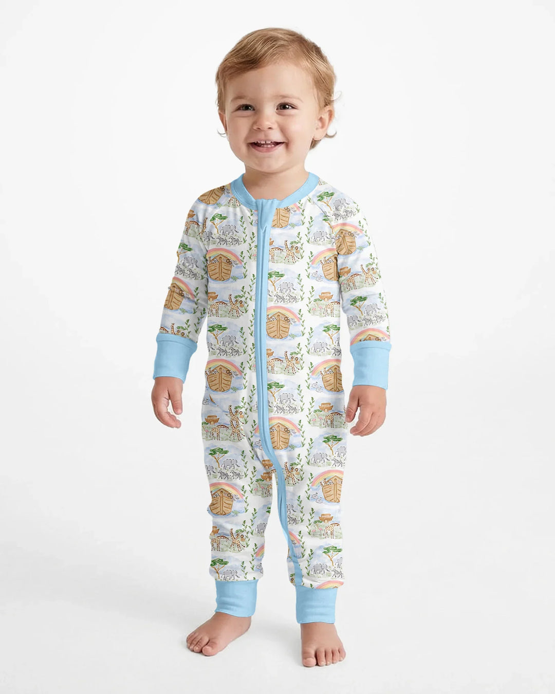 Gerippte Babykleidung mit individuellem Foto - Weich &amp; Skizzenhaft