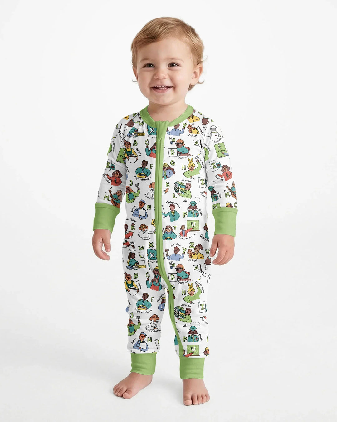 Gerippte Babykleidung mit individuellem Foto - Weich &amp; Skizzenhaft
