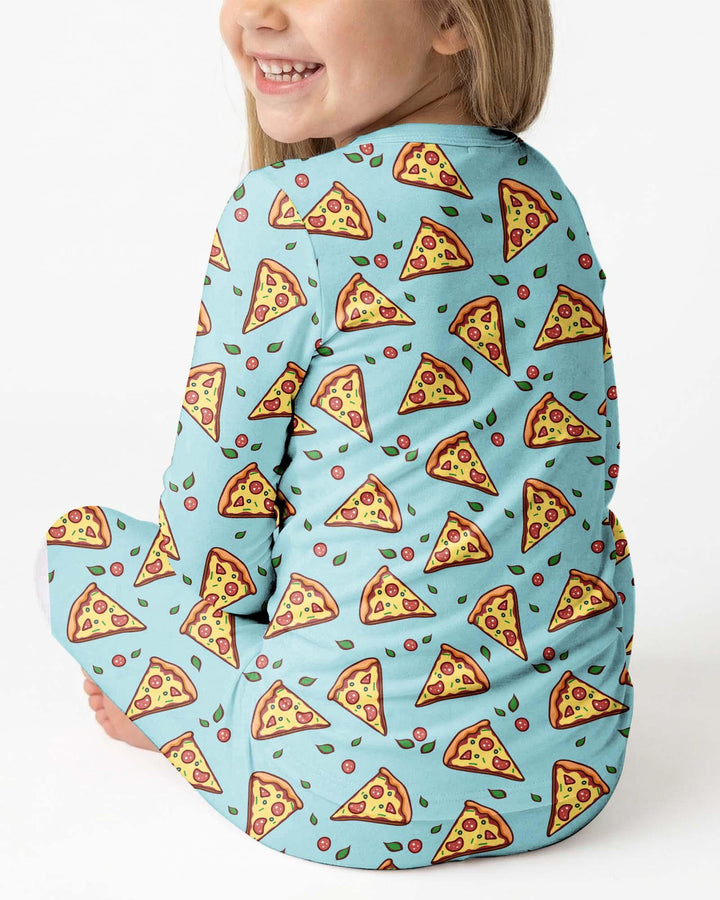 Pizza Doodle Bamboo Two Piece Pajama Set