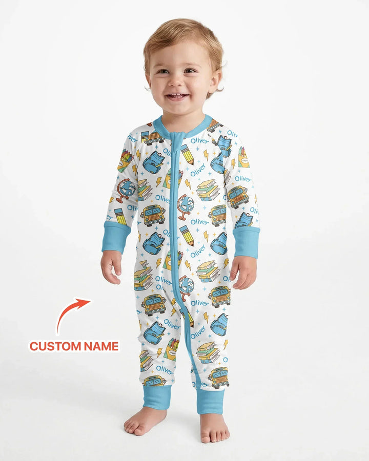 Gerippte Babykleidung mit individuellem Foto - Weich &amp; Skizzenhaft