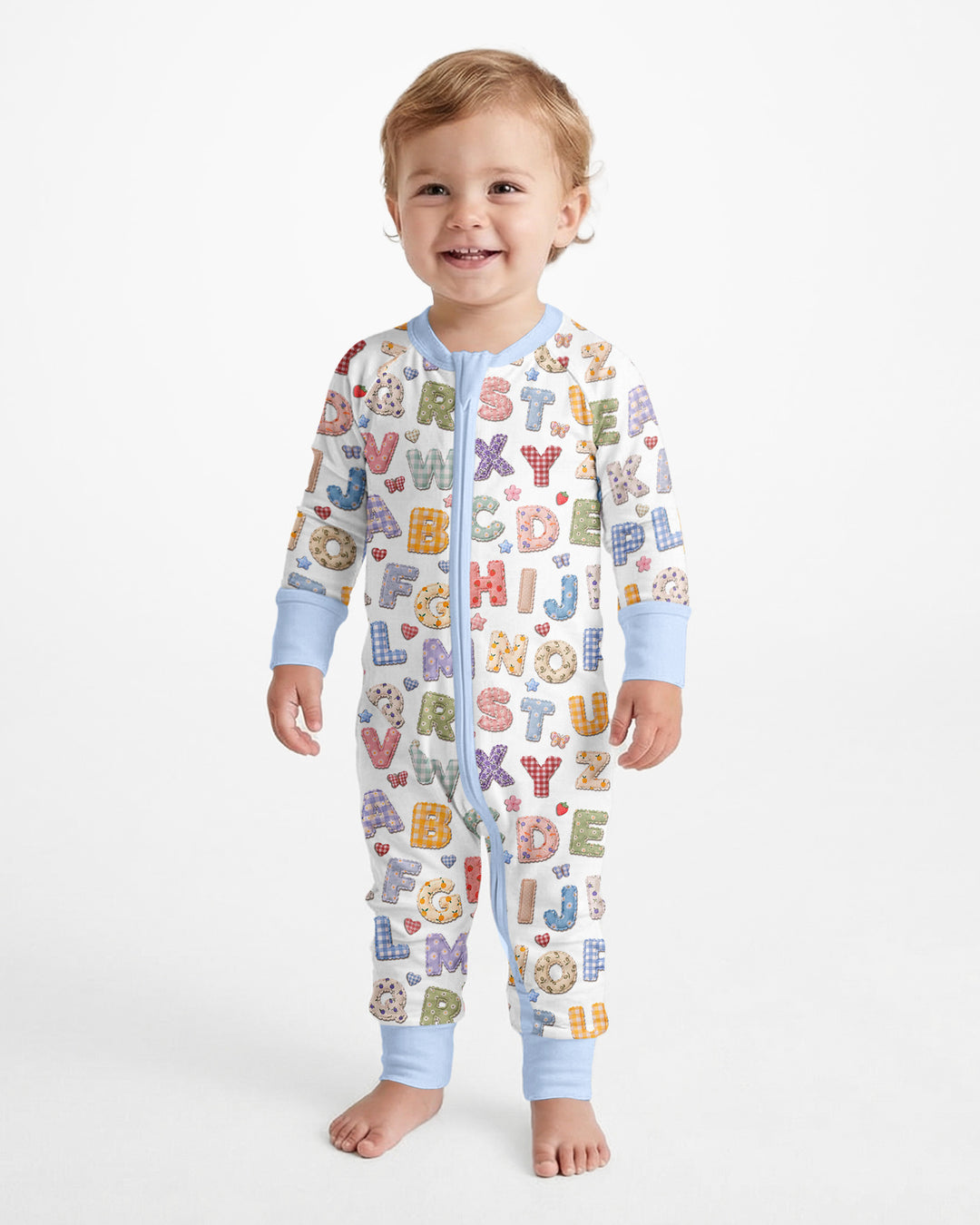 Fabric Alphabet Letters Bamboo Convertible Zippy