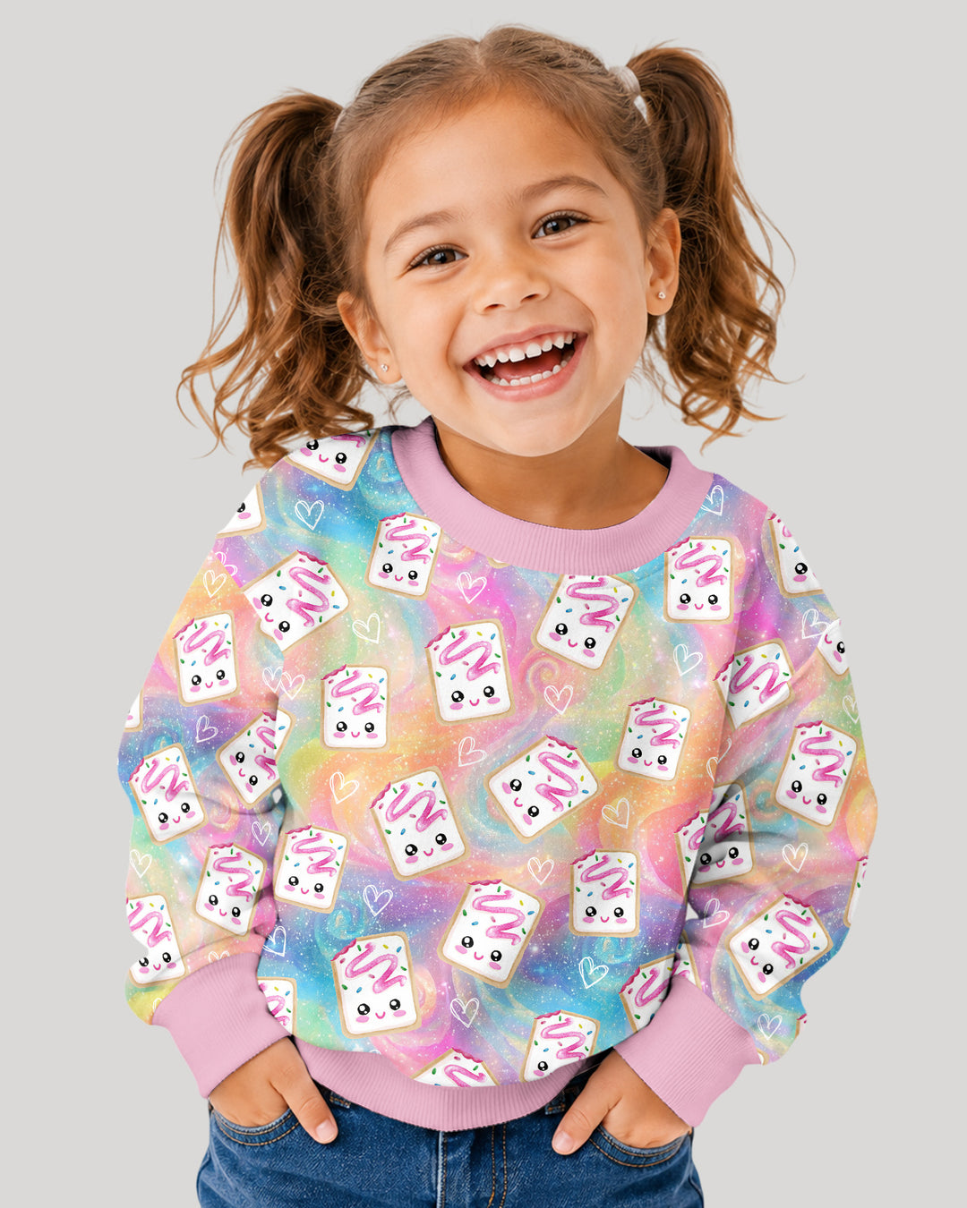 Sweatshirt mit Rundhalsausschnitt aus Bambusfaser