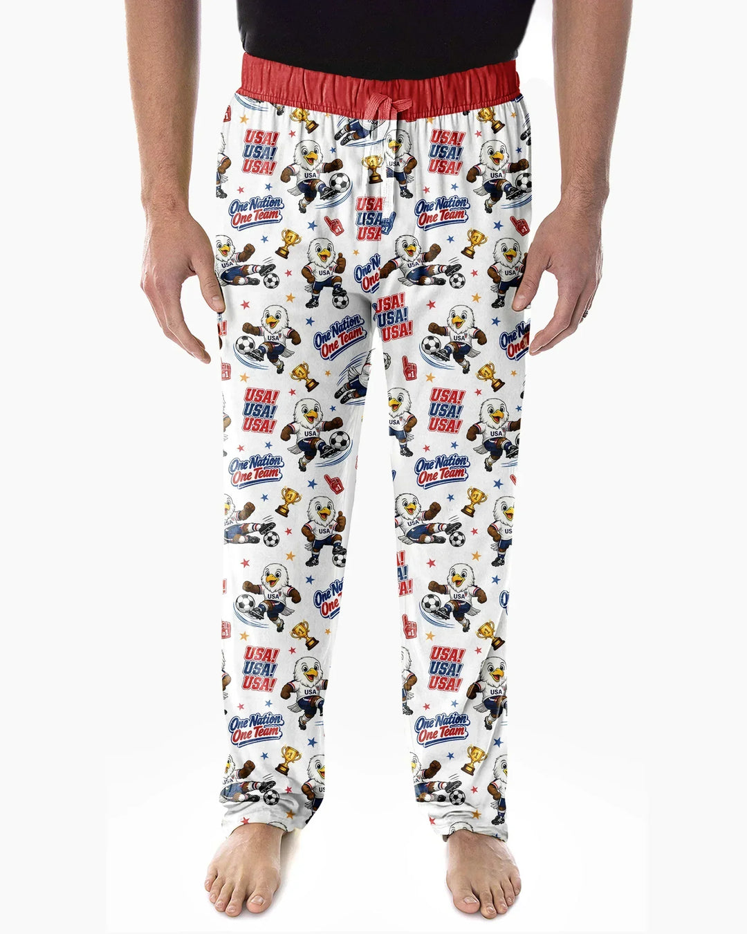 Soccer One Nation One Team Bamboo Men's Pajama Set