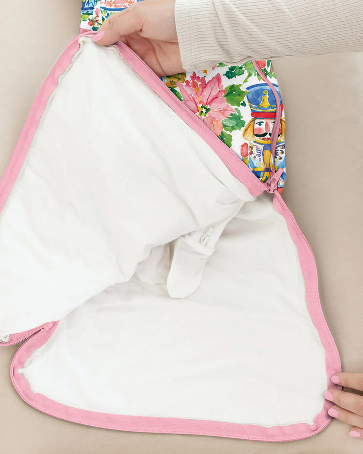Watercolor Nutcracker Holiday Bamboo Sleep Bag