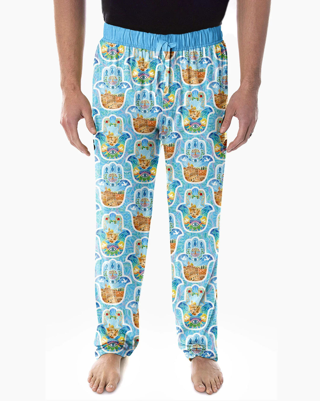 Hamsa Hand Bamboo Men's Pajama Set