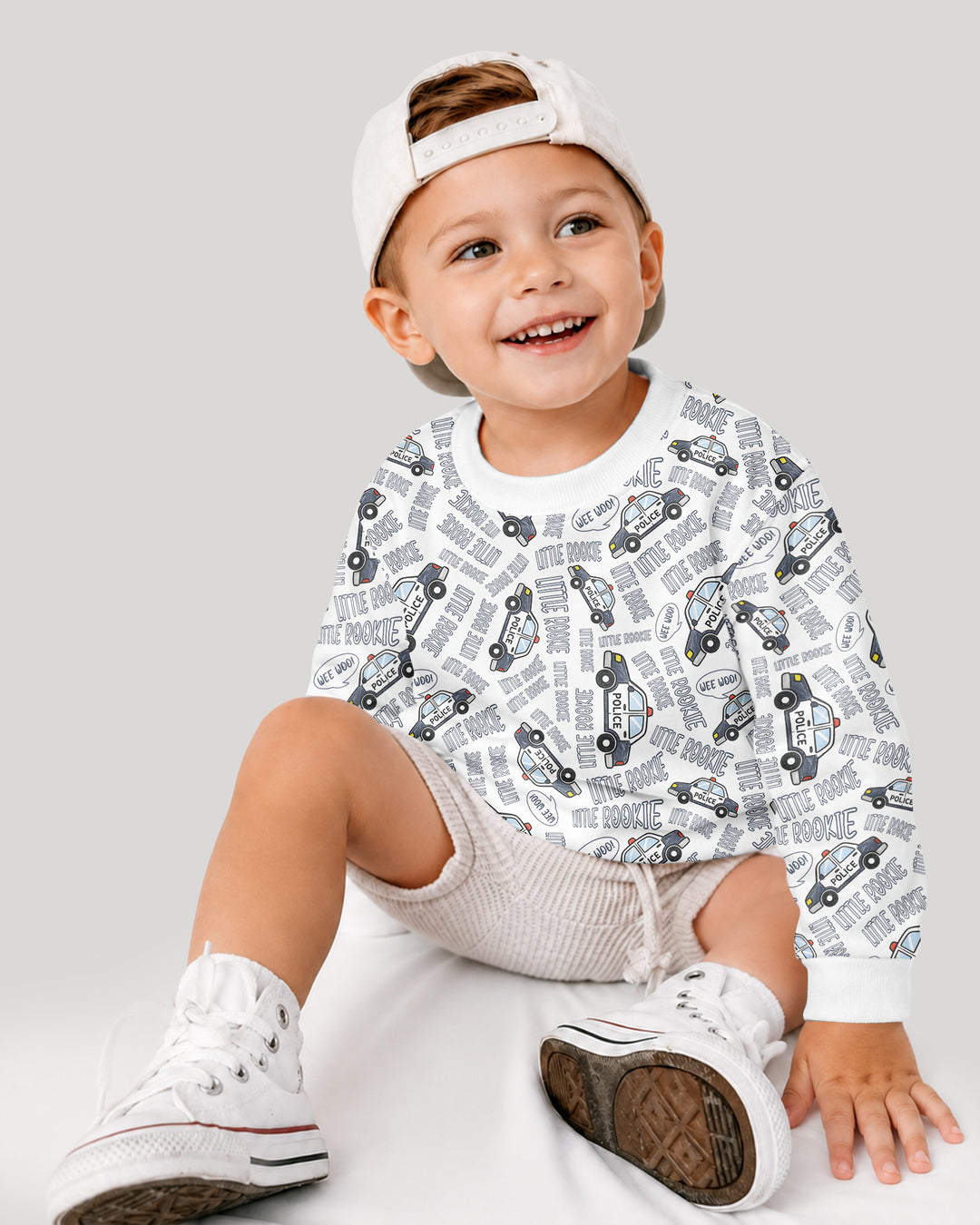 Little Rookie Bambus-Rundhals-Sweatshirt