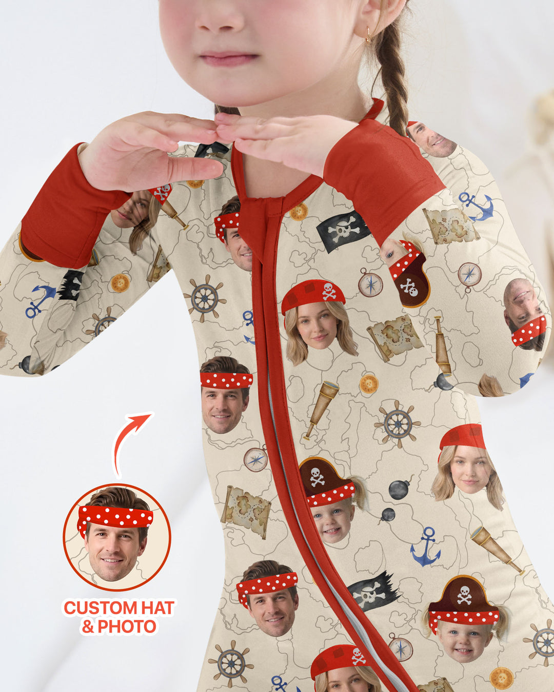 Gerippte Babykleidung mit individuellem Foto - Weich &amp; Skizzenhaft