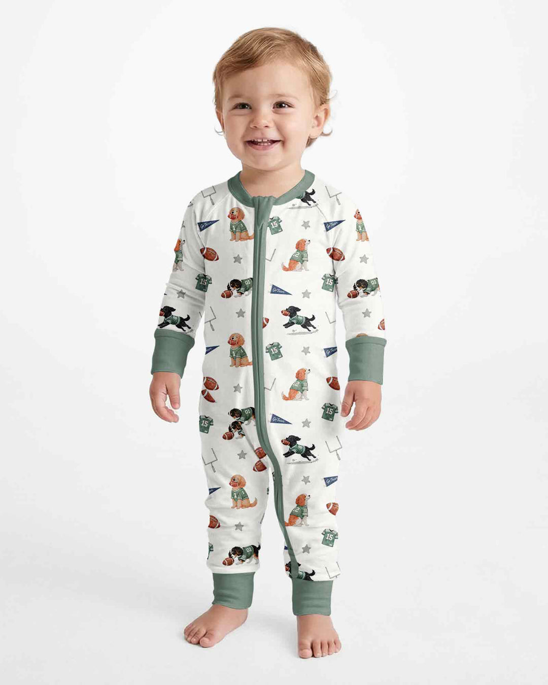 Gerippte Babykleidung mit individuellem Foto - Weich &amp; Skizzenhaft