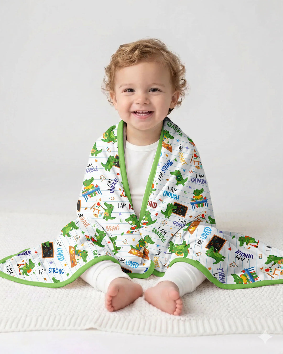 Brave Gator Days Bamboo Blanket