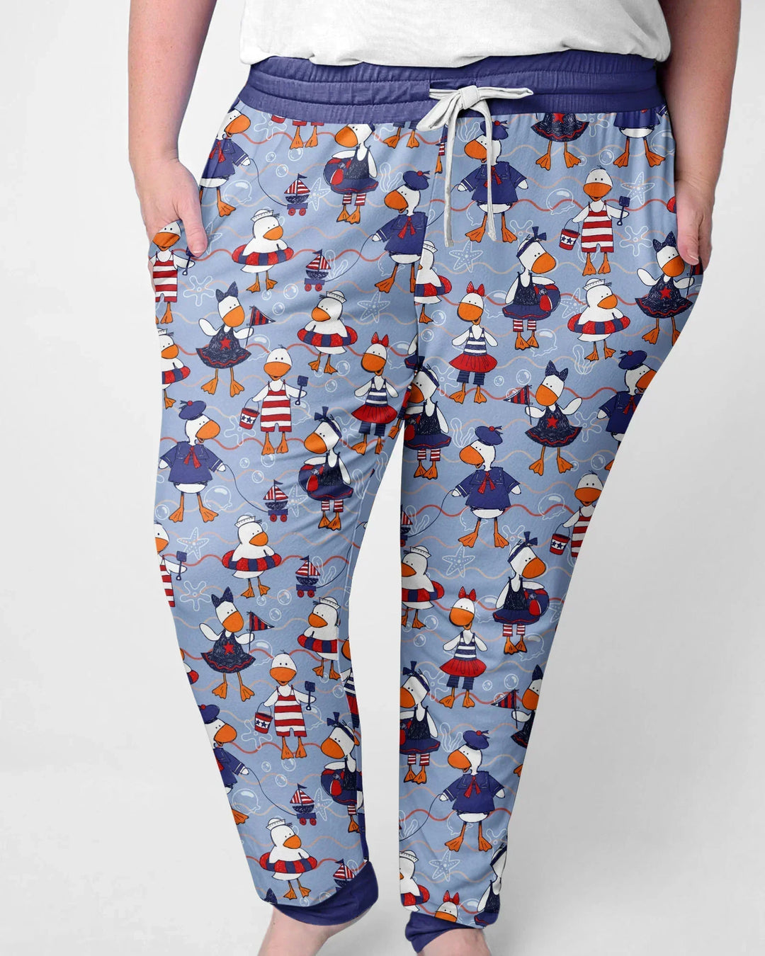 Freedom Floaties Family Matching Bamboo Women Pajama Set