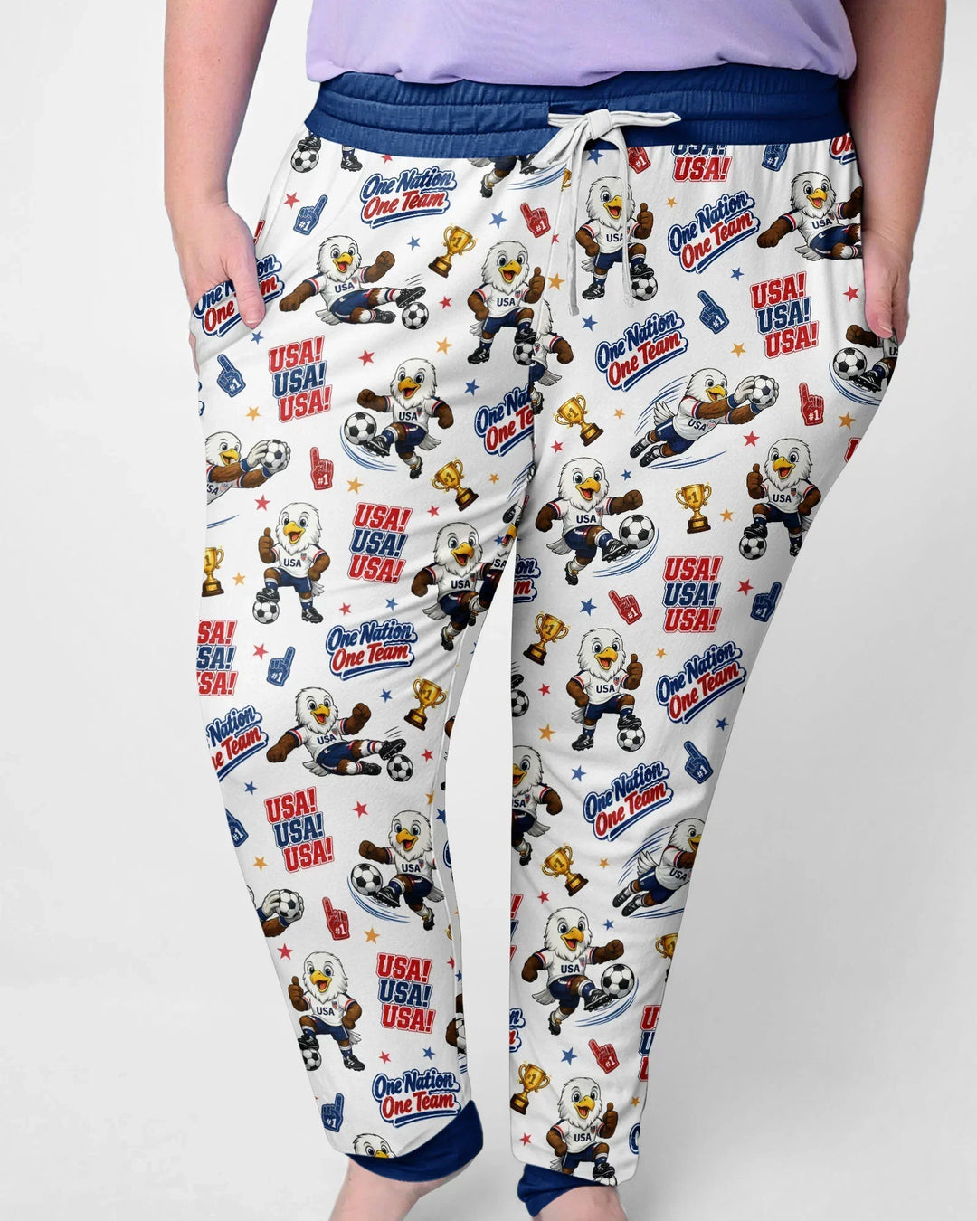 Soccer One Nation One Team Bamboo Women Pajama Set