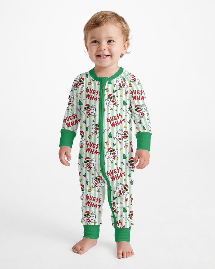 Guess What Chicken Butt Christmas Bamboo Convertible Zippy