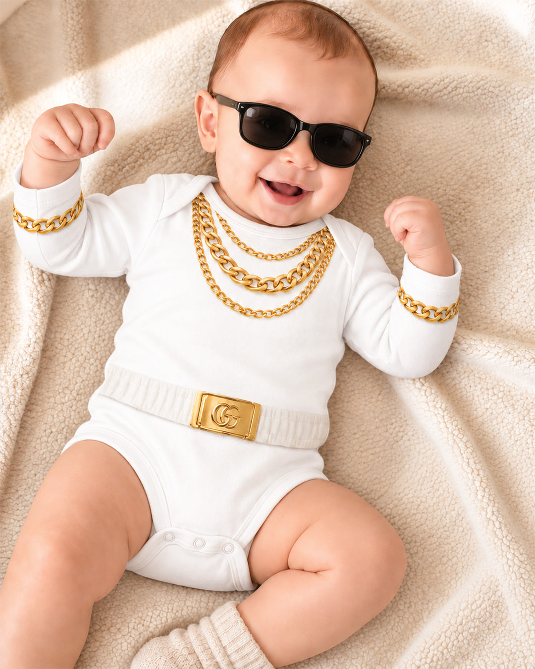 Mini Gold Boss Bamboo Bodysuit
