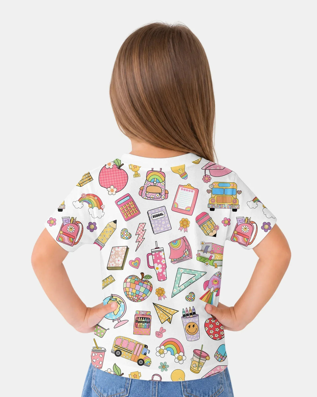 Preppy Back to School Bamboo Crewneck T-Shirt