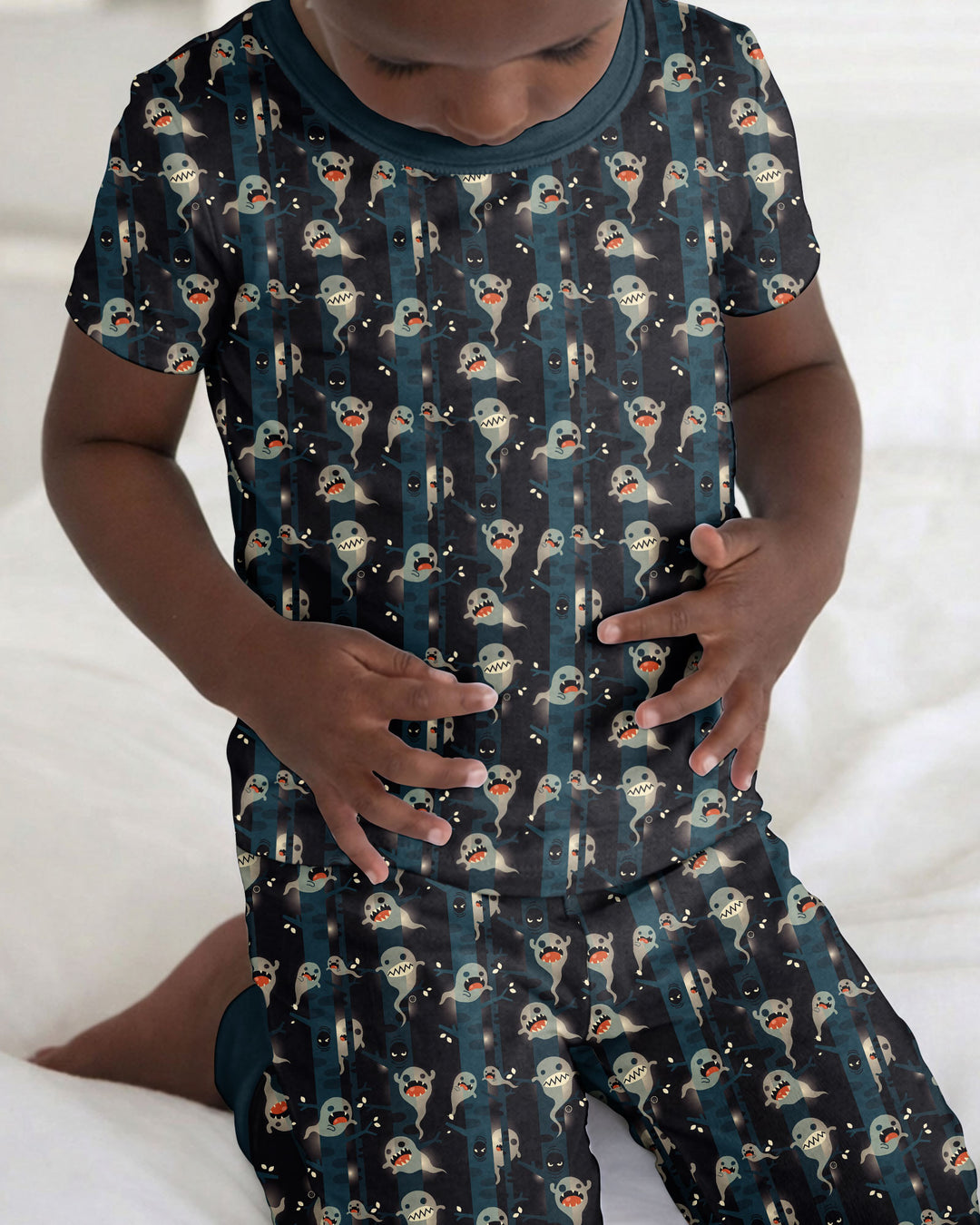 Scared yet Bamboo Two Piece Short Sleeve Pajama Set