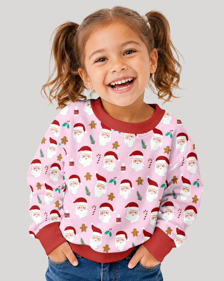 Christmas Sweet Santa Bamboo Crewneck Sweatshirt