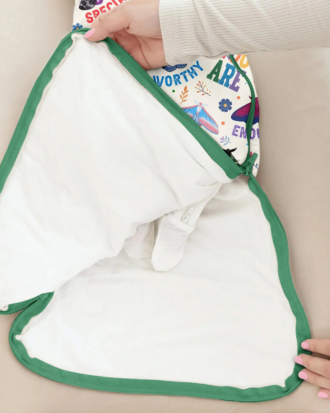 Schlafsack aus Bambus (Vorlage)
