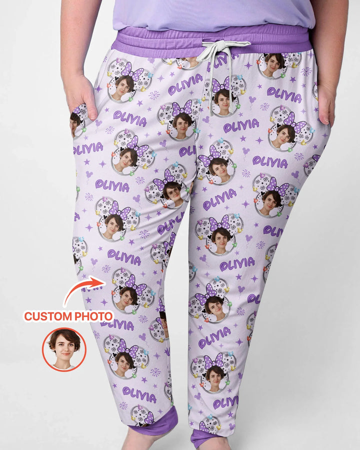 Template Damen Pyjama-Set aus personalisiertem Bambus