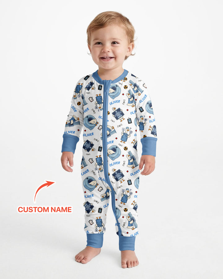 Gerippte Babykleidung mit individuellem Foto - Weich &amp; Skizzenhaft