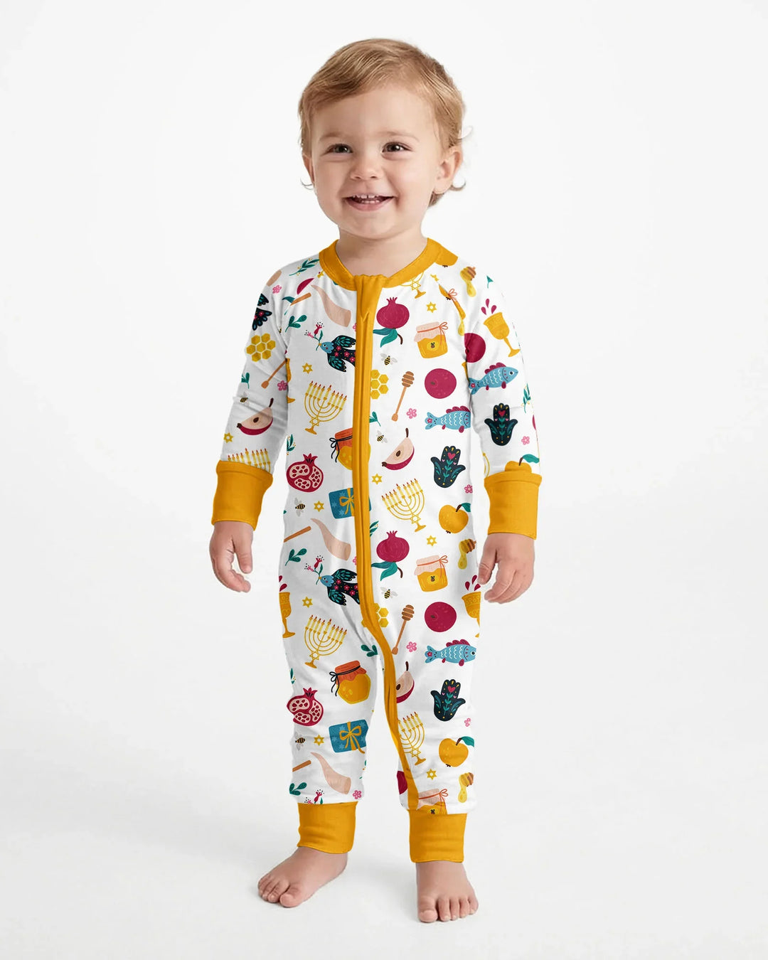 Gerippte Babykleidung mit individuellem Foto - Weich &amp; Skizzenhaft