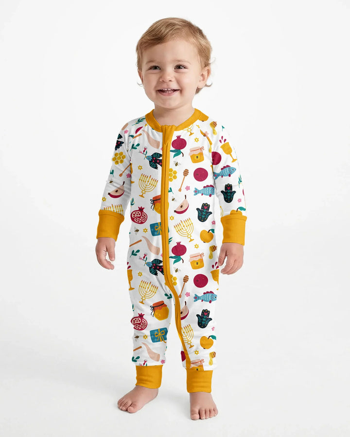 Gerippte Babykleidung mit individuellem Foto - Weich &amp; Skizzenhaft
