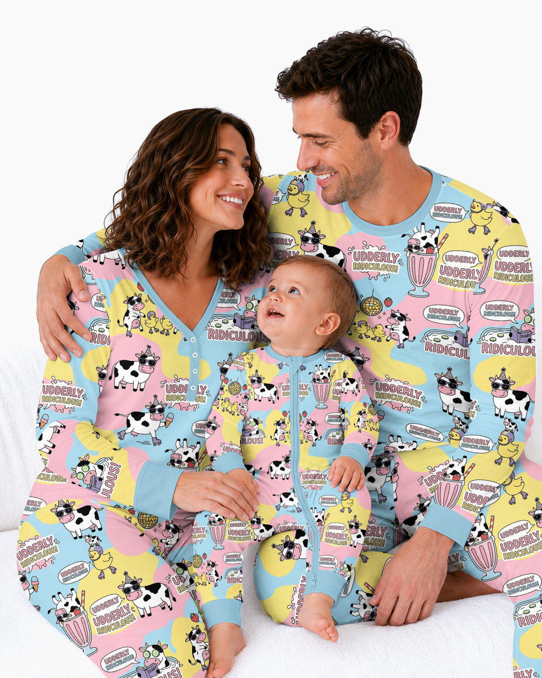 Too Ridiculous To Moo Bamboo Women Pajama Set