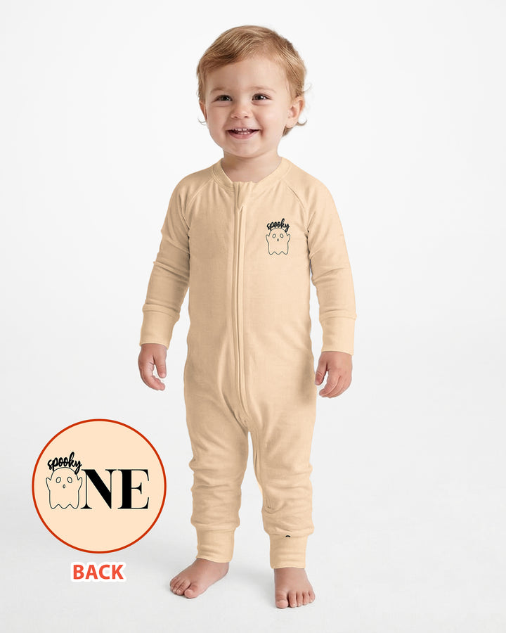 Spooky One Birthday Boo First Birthday Halloween Bamboo Convertible Zippy