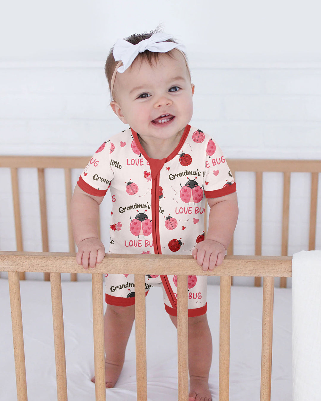 Grandma's Little Love Bug Bamboo Shorty Zippy