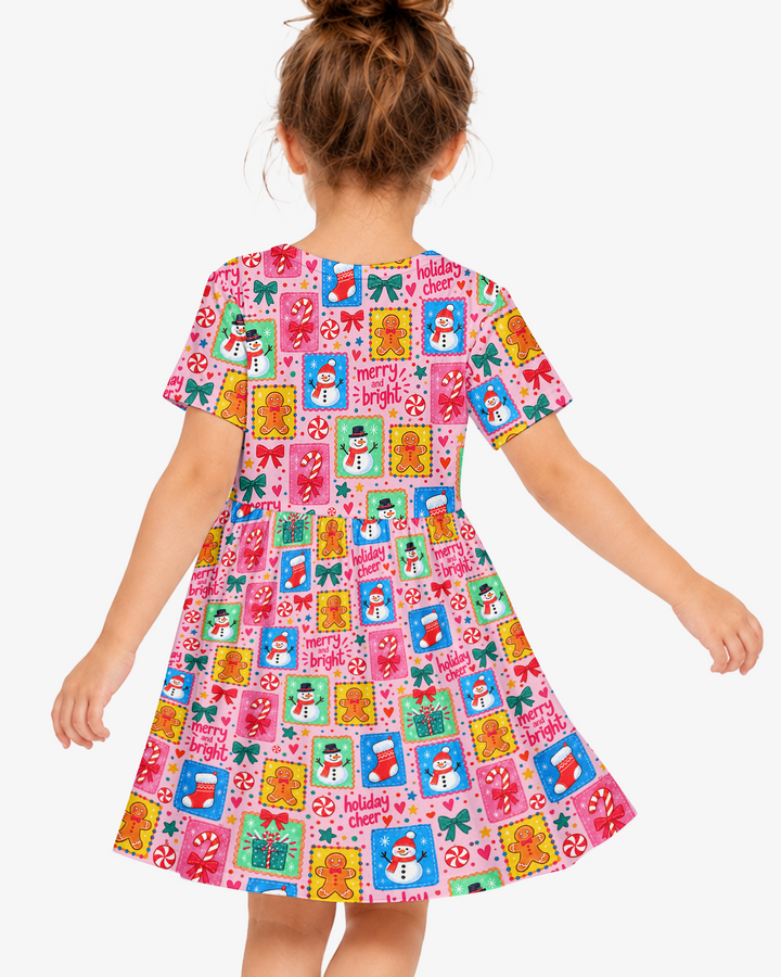 Merry & Bright Bamboo Twirl Dress