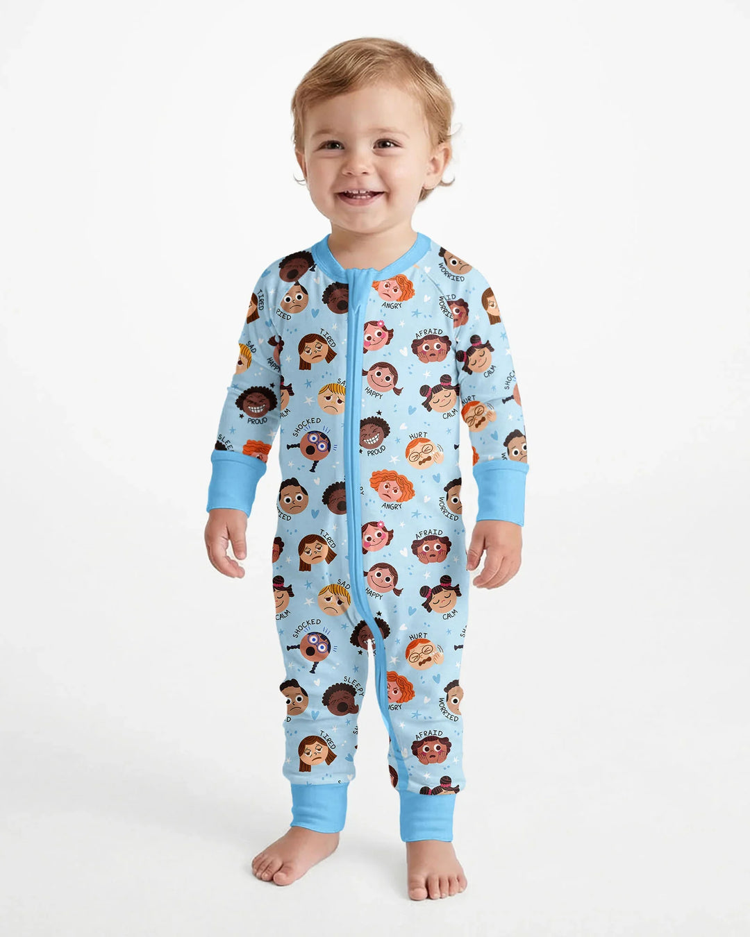 Gerippte Babykleidung mit individuellem Foto - Weich &amp; Skizzenhaft