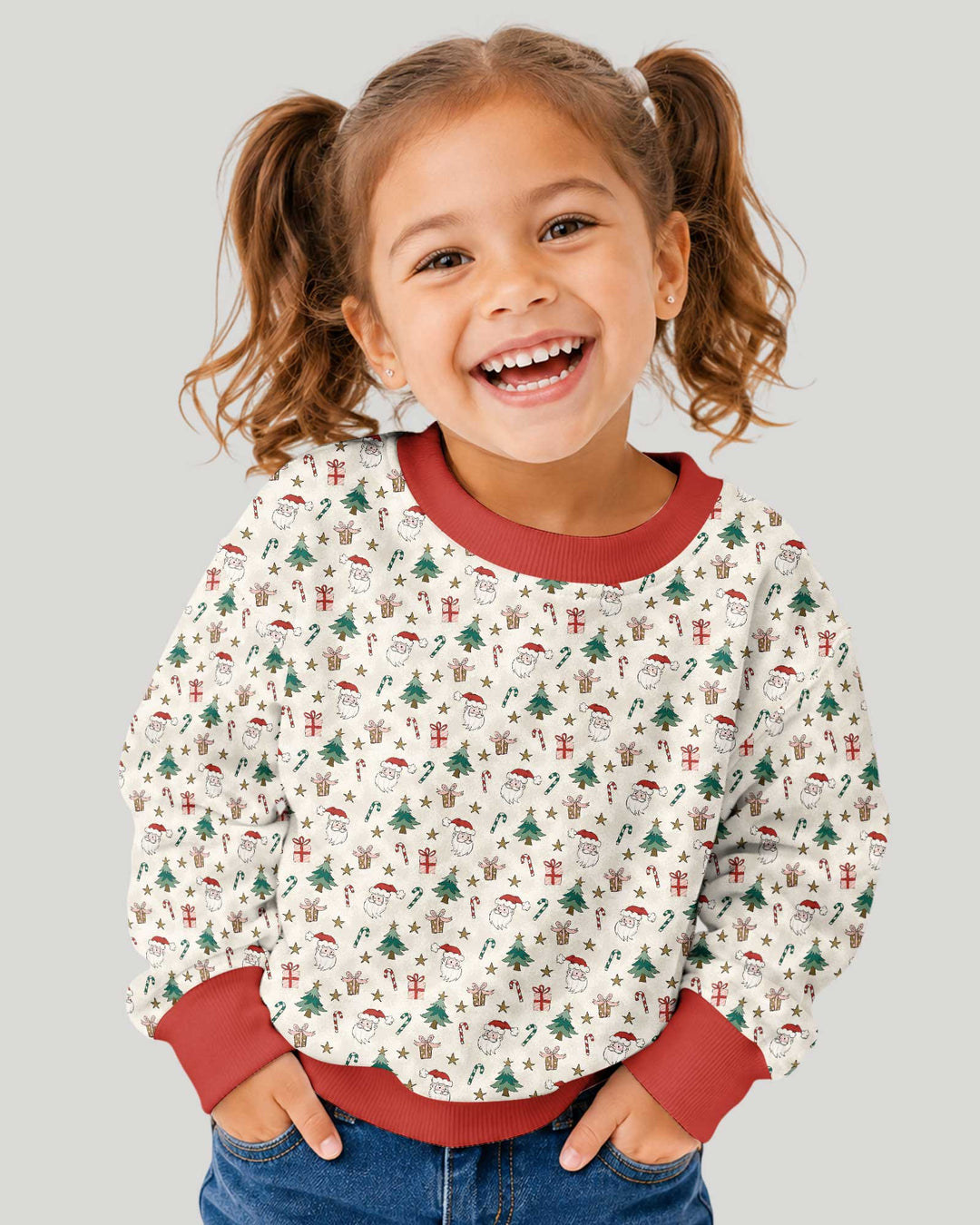 Sweatshirt mit Rundhalsausschnitt aus Bambusfaser