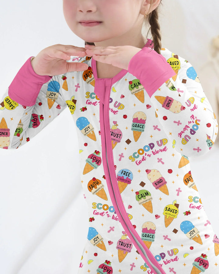 Ice Cream Summer Christian Bamboo Convertible Zippy