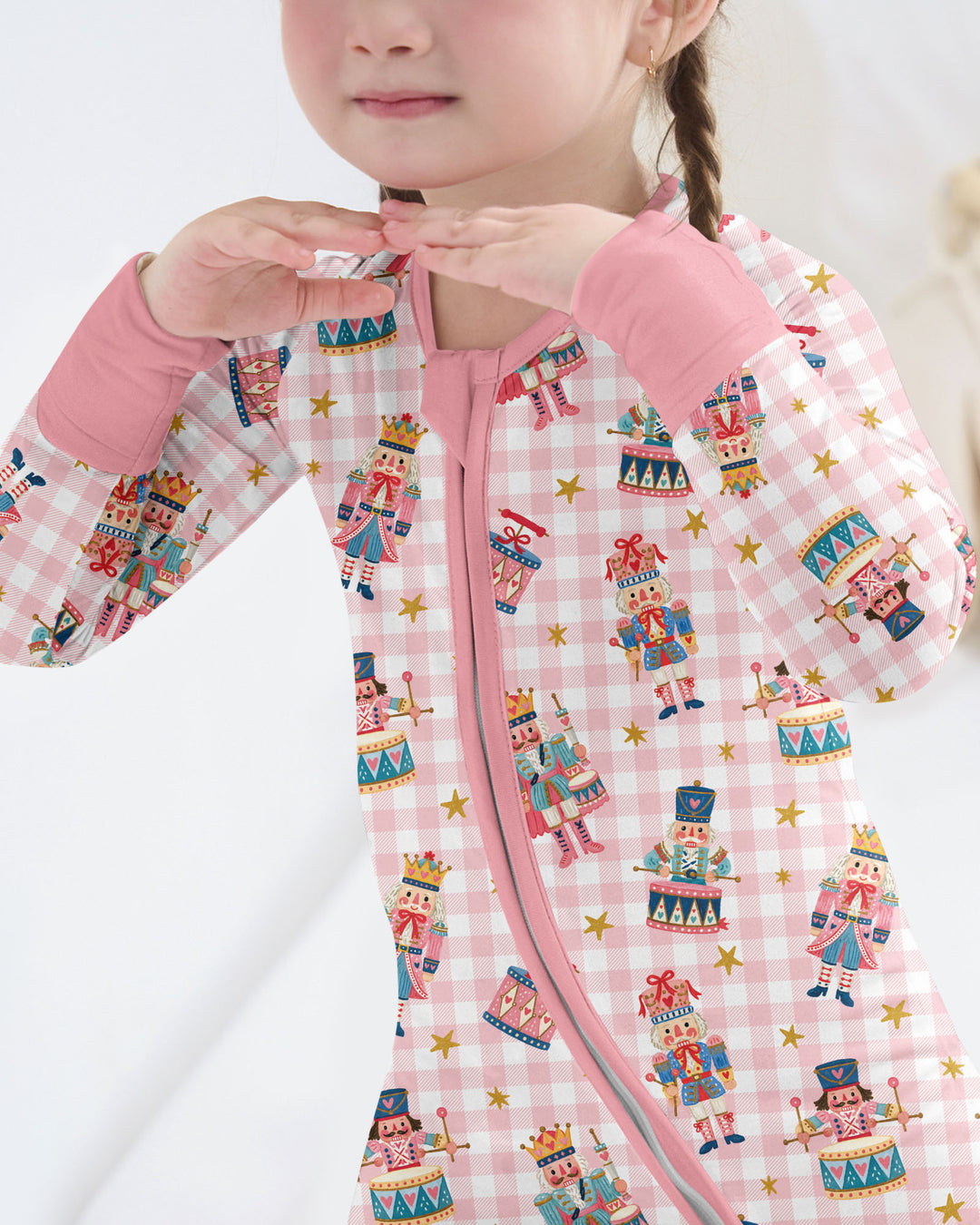 Whimsical Nutcracker Bamboo Convertible Zippy