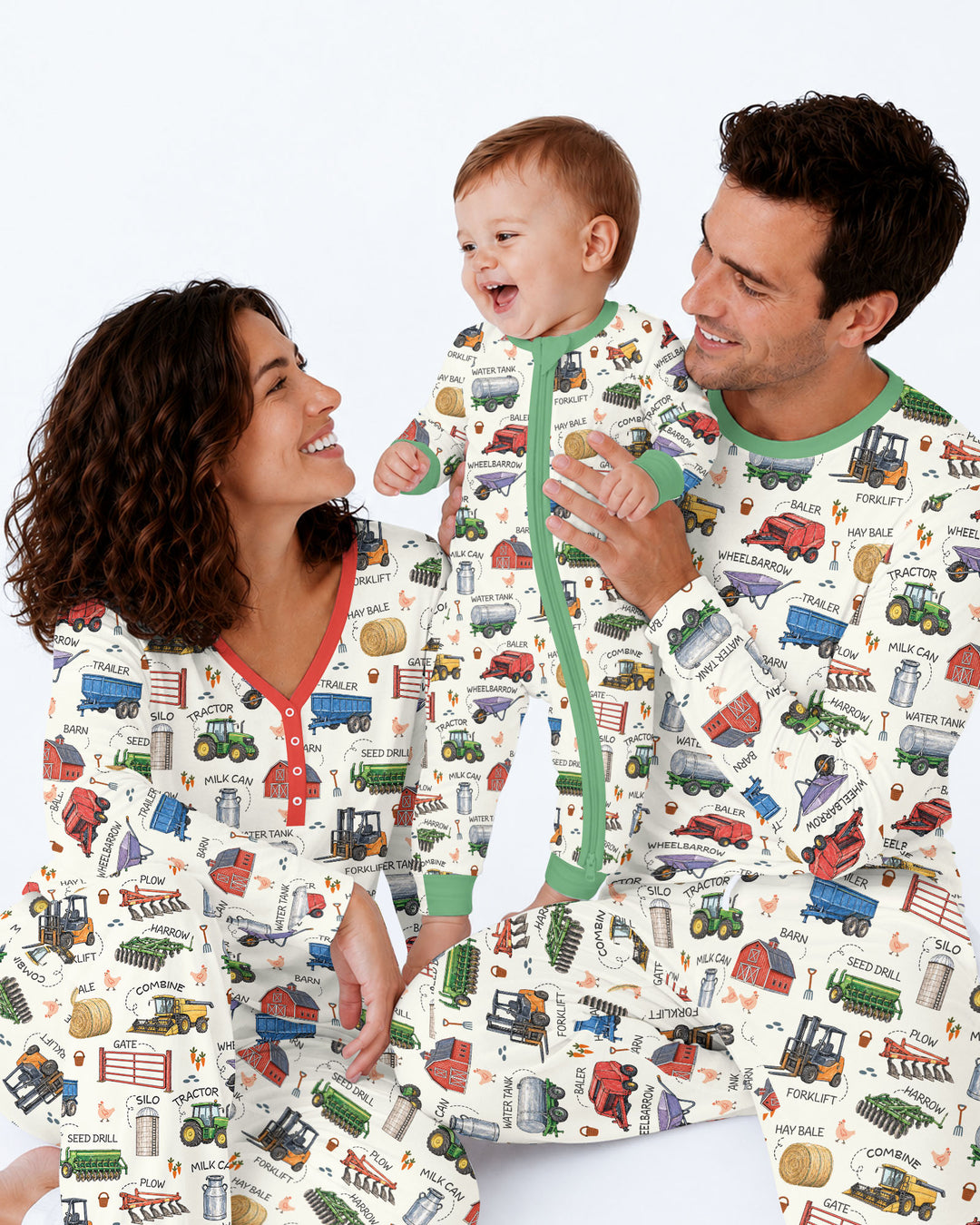 Little Farmer Bamboo Men's Pajama Set
