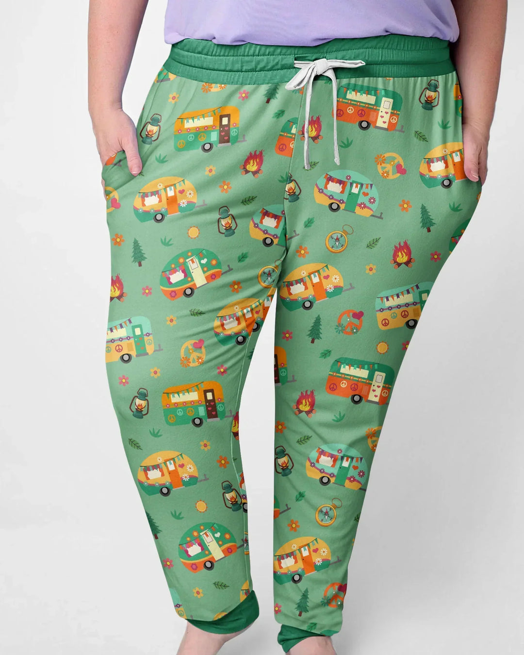 Happy Little Camper Women Pajama Set