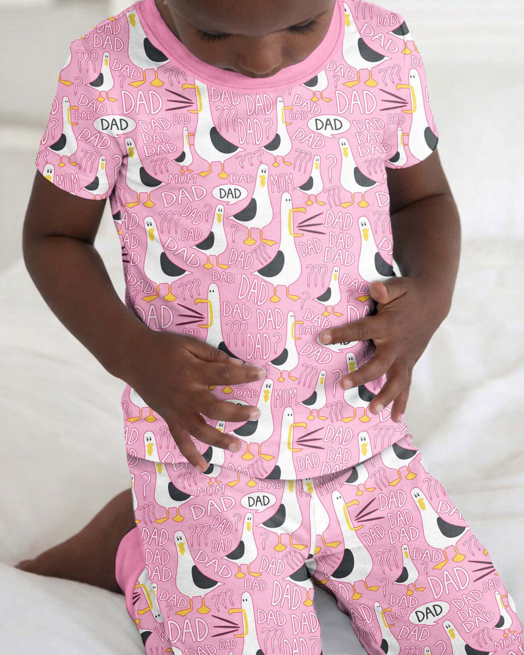 Zweiteiliges, kurzärmliges Pyjama-Set mit Marienkäfern