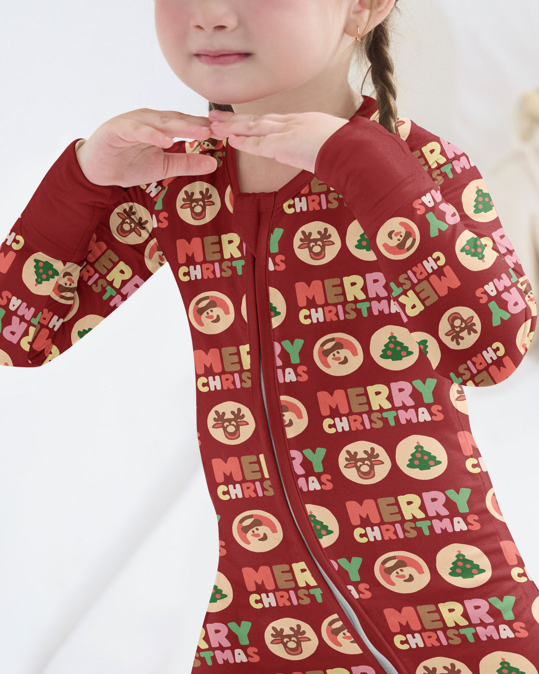 Merry Christmas Cookies Bamboo Convertible Zippy