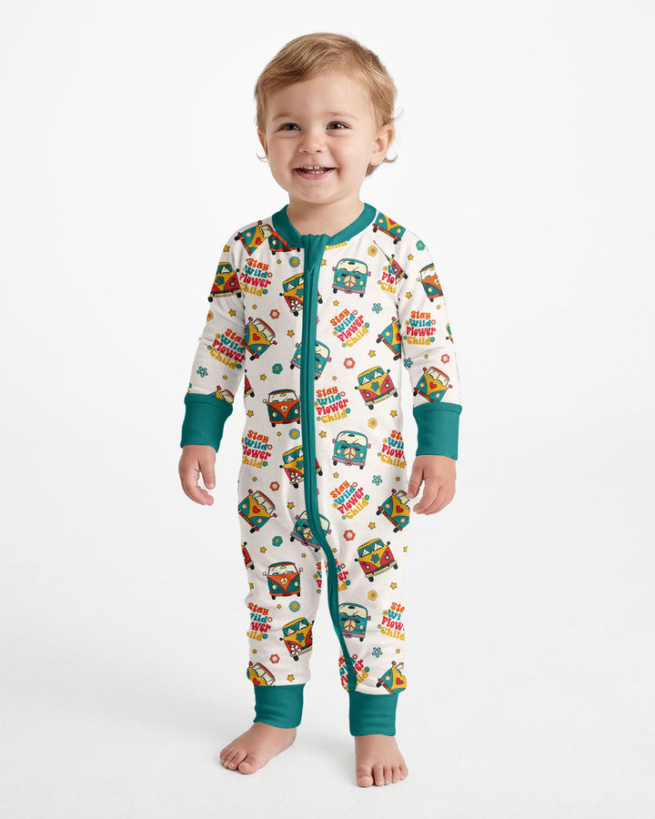 Gerippte Babykleidung mit individuellem Foto - Weich &amp; Skizzenhaft
