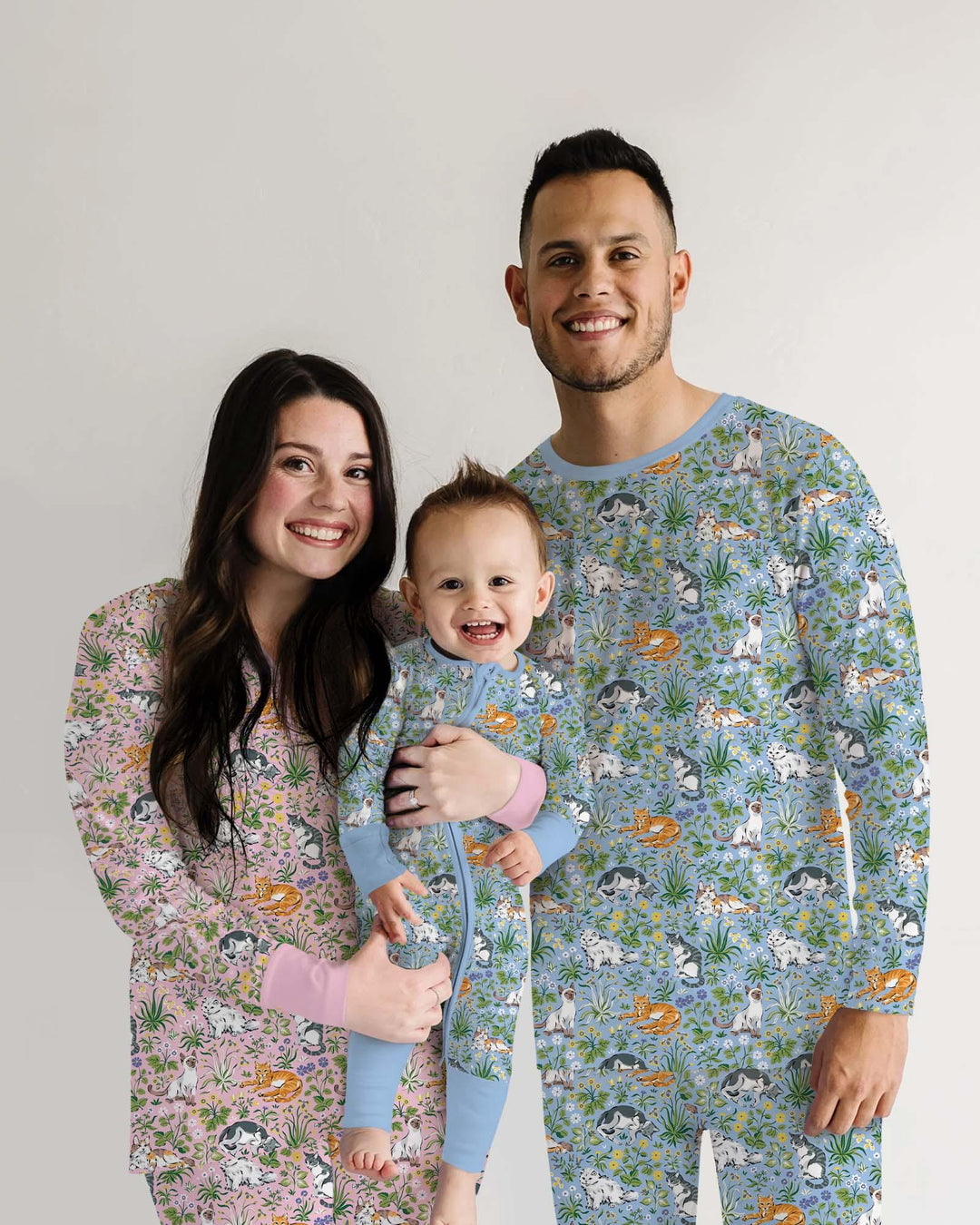 Kitten Garden Family Matching Men's Pajama Set