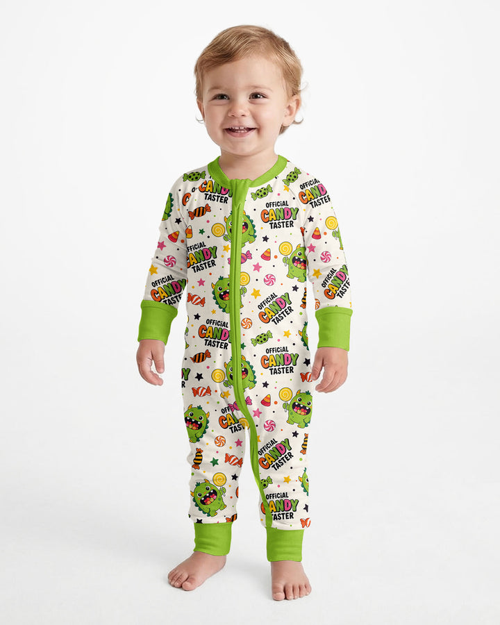 Halloween Official Candy Tester Bamboo Convertible Zippy