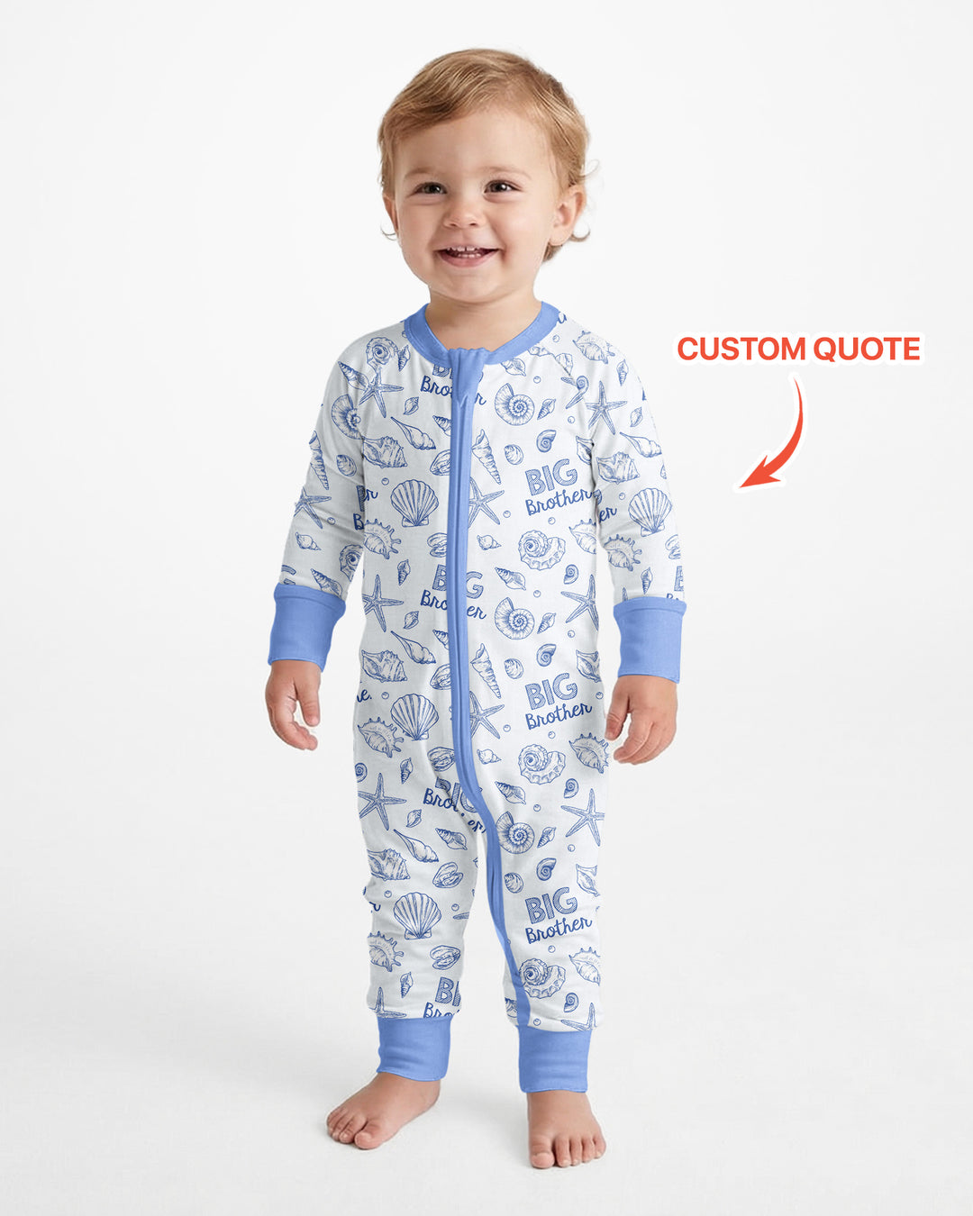 Coquette Seashell Matching Sibling Bamboo Convertible Zippy