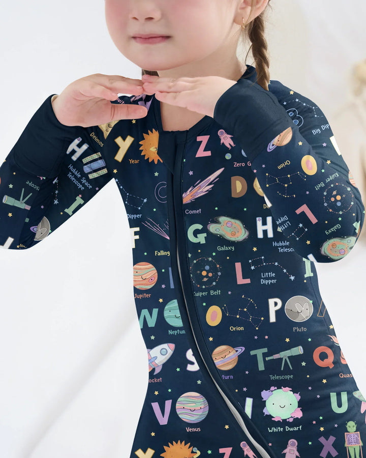 Space Alphabet Bamboo Convertible Zippy