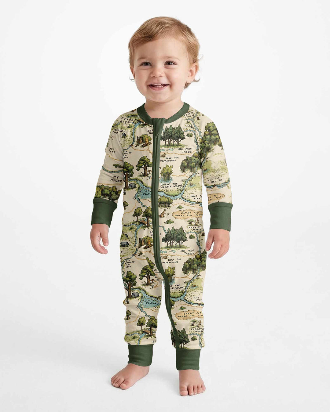 Classic Bear Maps Bamboo Convertible Zippy