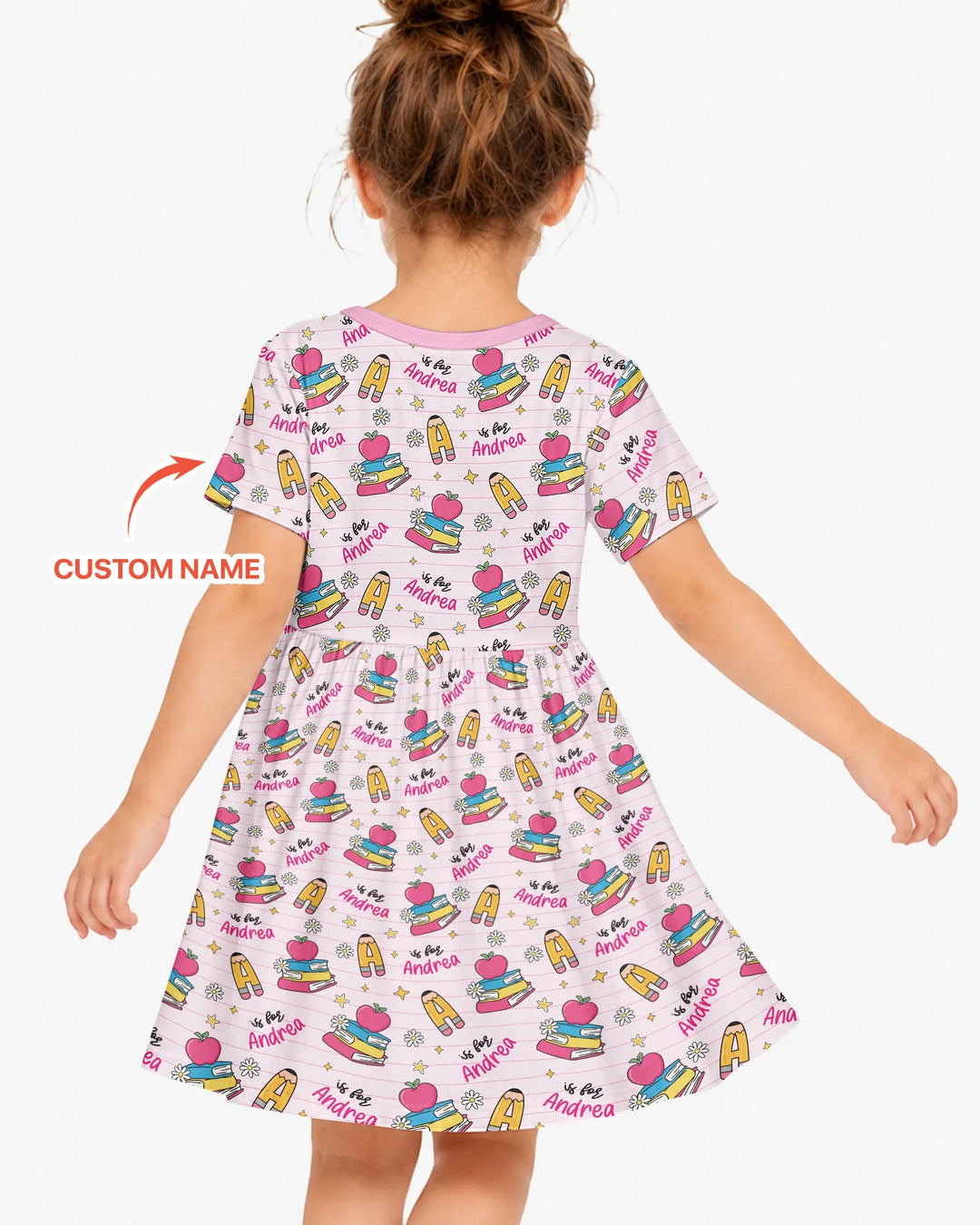 First Day of School Bamboo Twirl Dress