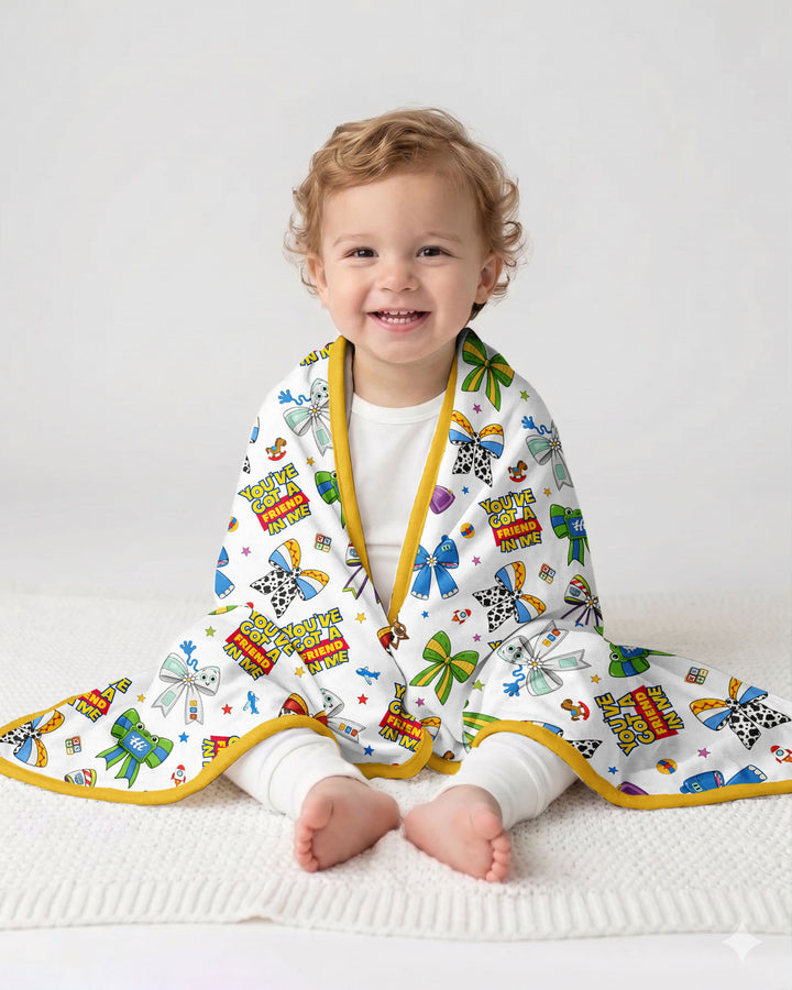 Magical Mirror Bow Bamboo Blanket