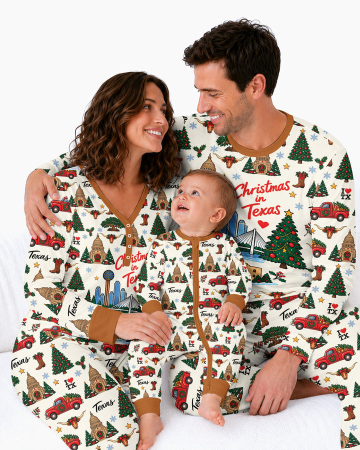 Christmas In Texas Bamboo Women Pajama Set